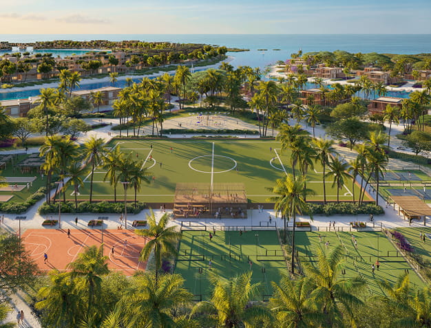 Dunes and cart path integration